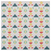 Tissu Gray moyen du milieu du siècle (Échantillon)