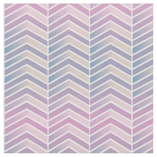 Tissu Gray, rose et ardoise Gradient Chevron (Fermer)