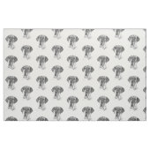 Tissu Great dane noir et blanc (Fat Quarter)