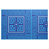 Tissu Grec Mander - Clé grecque - Nuances de bleu (Fat Quarter)
