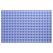 Tissu Grec Meander Key Waves Motif Bleu (Fat Quarter)