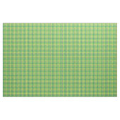Tissu Green Blue Checker Abstract Pattern (Yard)