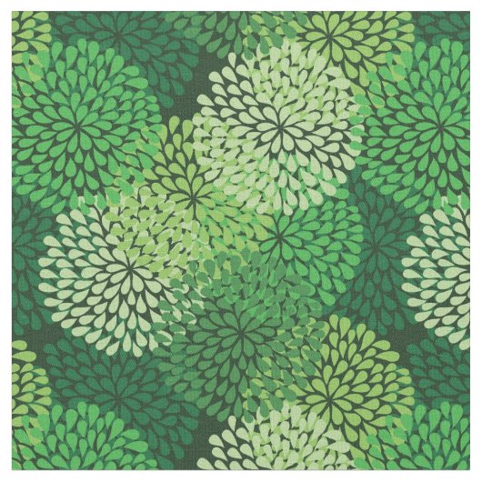 Tissu Green floral (Fermer)