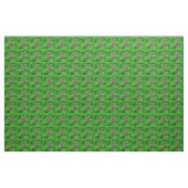 Tissu Green Lawn Bowles Design de Noël, (Yard)