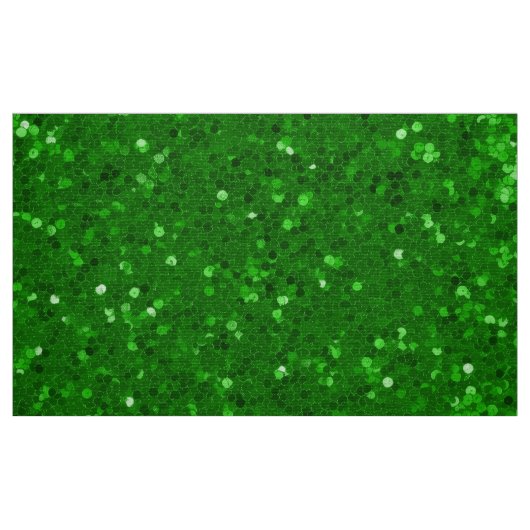 Tissu Green sparkling glitter pattern (Fat Quarter)