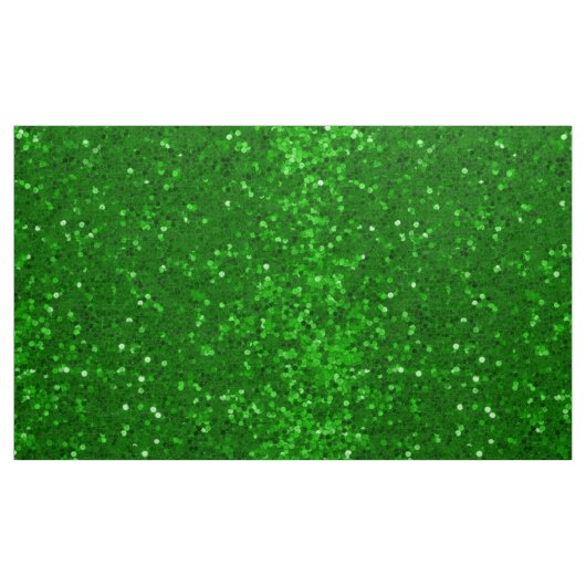 Tissu Green sparkling glitter pattern (Yard)