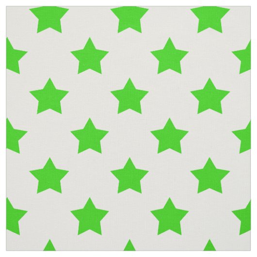 Tissu Green Stars White Arrière - plan Textile (Échantillon)