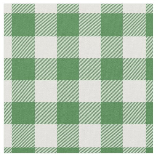 Tissu Green & White Plaid Gingham (Fermer)