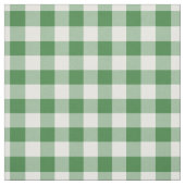 Tissu Green & White Plaid Gingham (Échantillon)