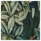 Tissu GREENERY, FOREST ANIMALS Pheasant, Fox, Green Flor (Échantillon)