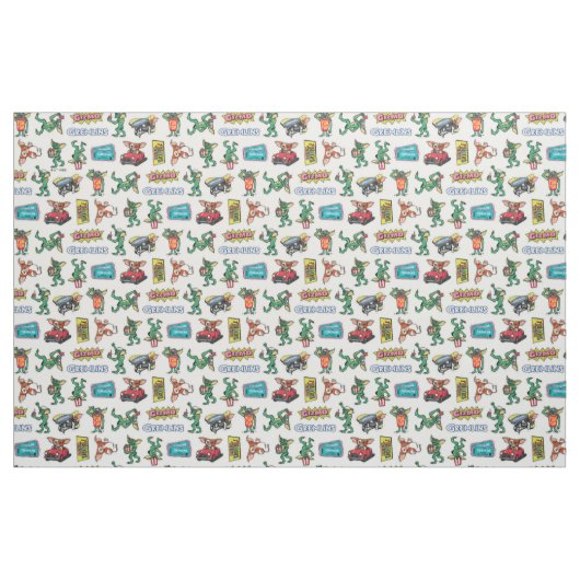 Tissu Gremlins™ Sticker Fun Pattern (Yard)