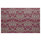 tissu grenat de serpents célestes (Fat Quarter)