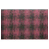 Tissu Grenat et pied-de-poule noir (Fat Quarter)