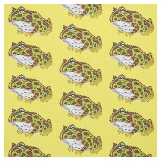 Tissu grenouille à cornes (Échantillon)