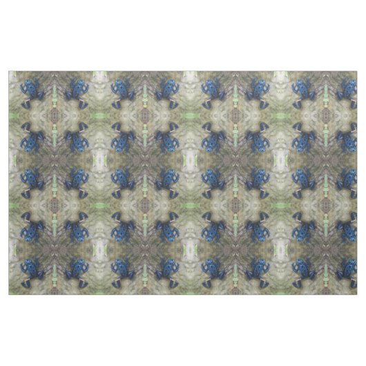 Tissu Grenouille bleue de dard de poison (Fat Quarter)
