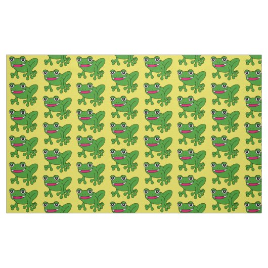 Tissu Grenouille drôle (Fat Quarter)