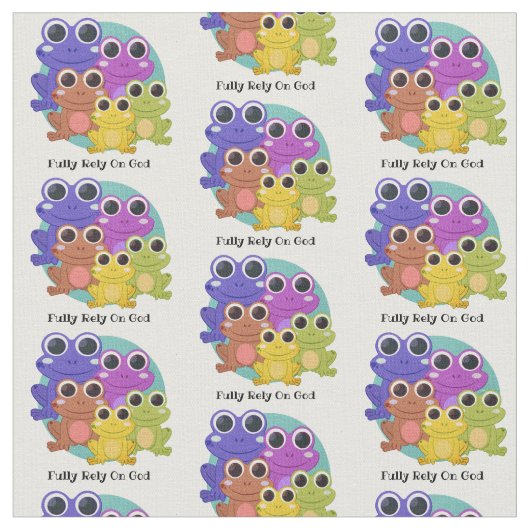 Tissu Grenouille personnalisée (Fermer)