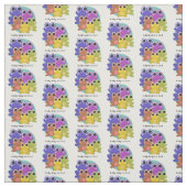 Tissu Grenouille personnalisée (Échantillon)