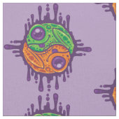 Tissu Grenouille séchée Trippy Yin Yang (Fermer)