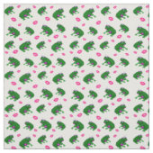 Tissu Grenouilles Et Baisers (Échantillon)