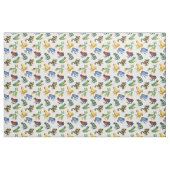 Tissu Grenouilles sur blanc naturel (Fat Quarter)