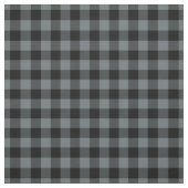 Tissu Grey Blue & Black Plaid Gingham (Échantillon)