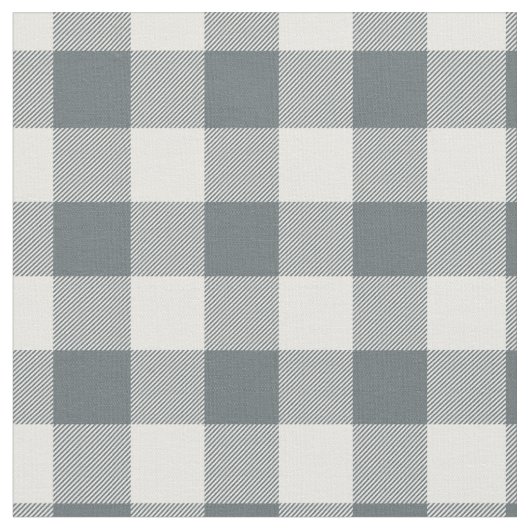 Tissu Grey Blue & White Plaid Gingham (Fermer)