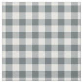 Tissu Grey Blue & White Plaid Gingham (Échantillon)