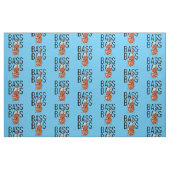 Tissu Grey Cat Jouer à une double basse ou Cello (Fat Quarter)