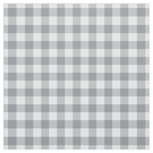 Tissu Grey clair En vichy (Échantillon)