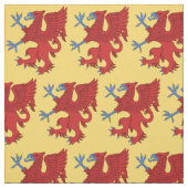 Tissu Griffin Rampant Gules (Échantillon)