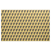 Tissu Griffin Rampant Sable (Yard)