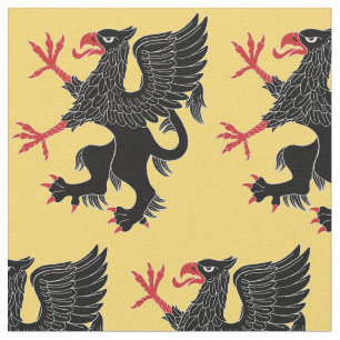 Tissu Griffin Rampant Sable
