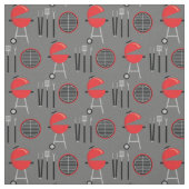 Tissu Gril BBQ Barbecue Chef Cuisine (Échantillon)