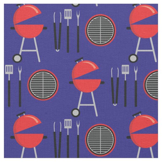 Tissu Grill Barbecue Chef Cuisine (Fermer)