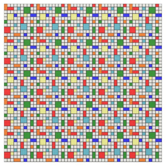 Tissu Grille Bauhaus (Fermer)