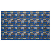 Tissu Grille de radios de jambon classique (Fat Quarter)