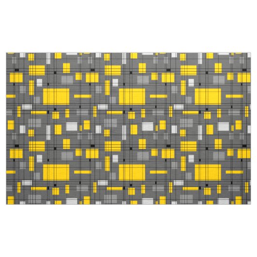 Tissu Grille milieu du siècle (Yard)