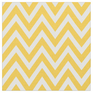Tissu Grilles Chevron Jaune Moderne