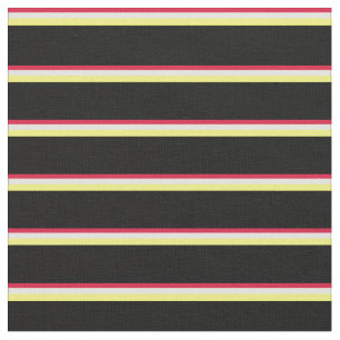Tissu Grilles Crimson, Jaune clair, Jaune et Noir