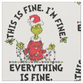 Tissu Grinch | Everything is Fine (Fermer)