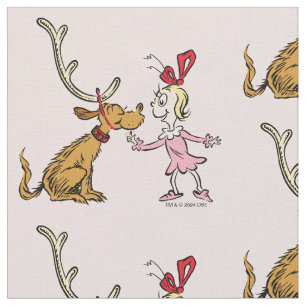 Tissu Grinch Max et Cindy Lou Who