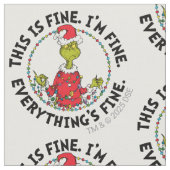 Tissu Grinch | Tout va bien (Fermer)