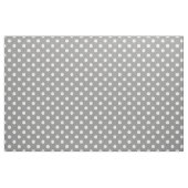 Tissu Gris Ash Blanc Pois Textile (Fat Quarter)