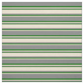 Tissu Gris, beige et vert foncé Motif (Échantillon)