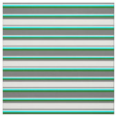 Tissu Gris, Blanc, Aqua et Vert foncé (Échantillon)