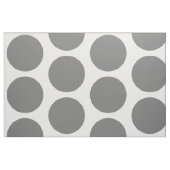 Tissu Gris Blanc Gros Pois (Fat Quarter)
