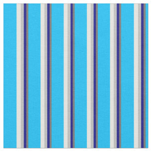 Tissu Gris, Bleu, Gris, Crème à la menthe et bleu ciel p