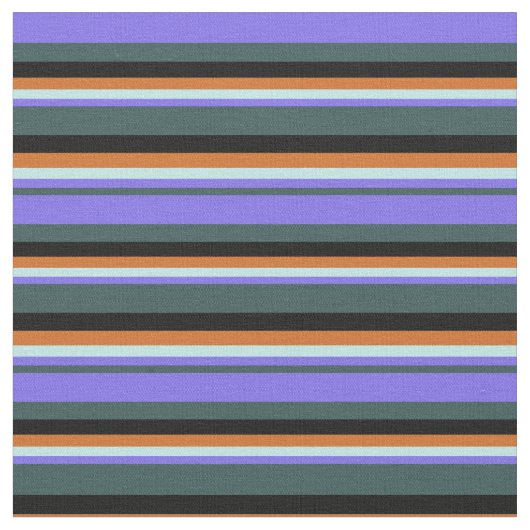 Tissu Gris, Bleu, Turquoise, Chocolat & Noir (Fermer)