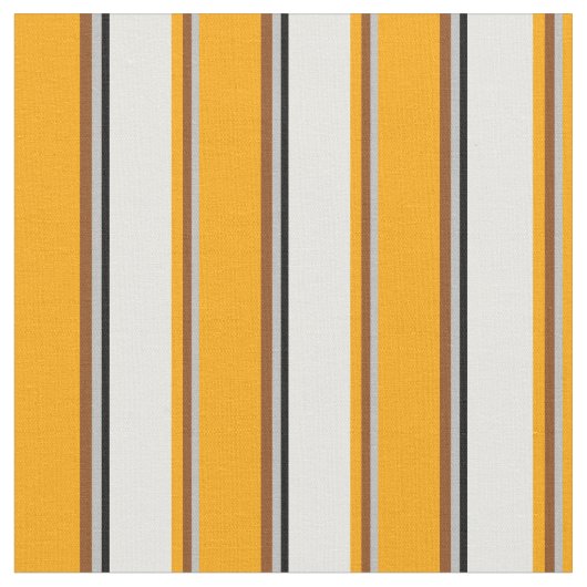 Tissu Gris, Brown, Orange, Blanc & Noir (Fermer)